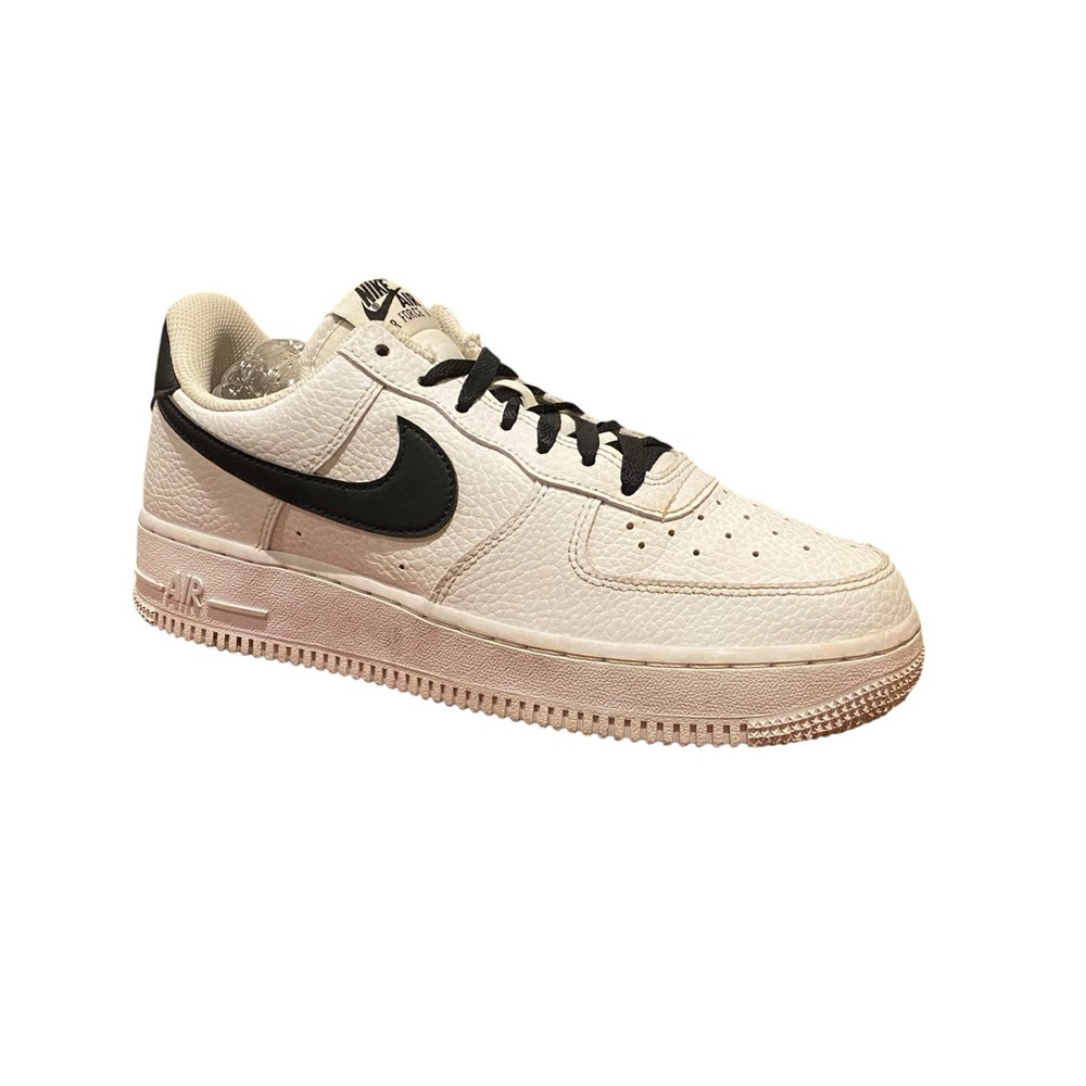 Nike Air Force 1 '07 Mens White Black CT2302-100 Athletic  Sneakers Size 6.5 - Picture 2 of 12